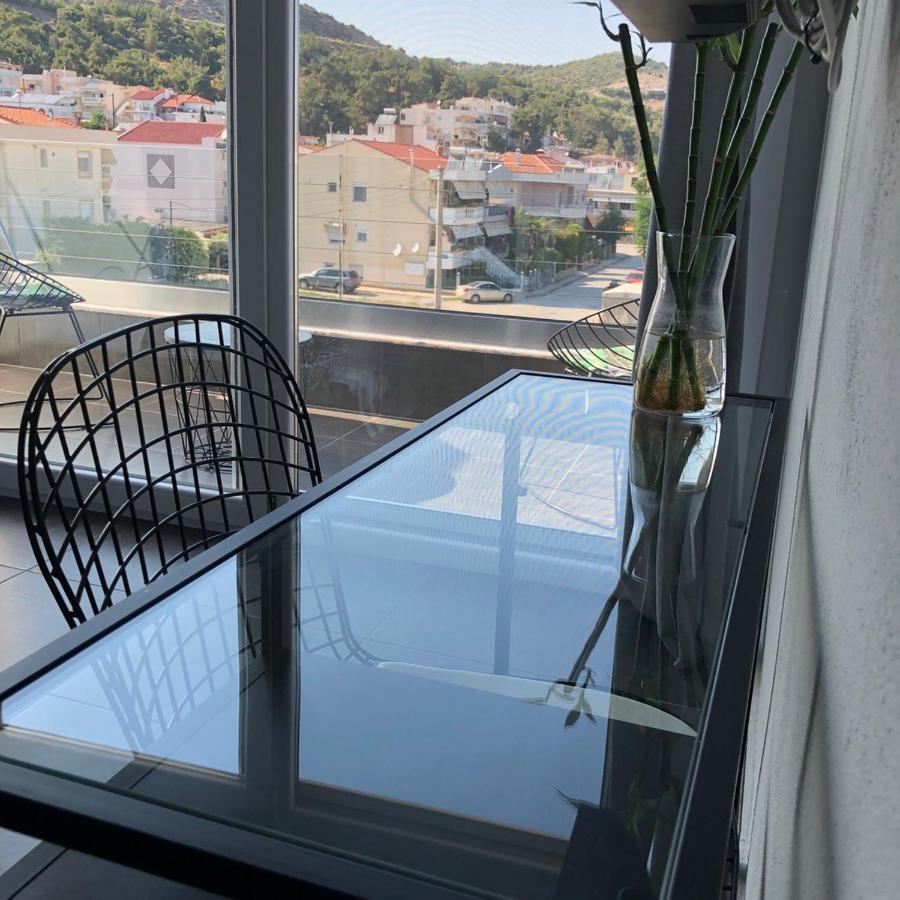 Glykanisos Suites Néa Péramos Dış mekan fotoğraf